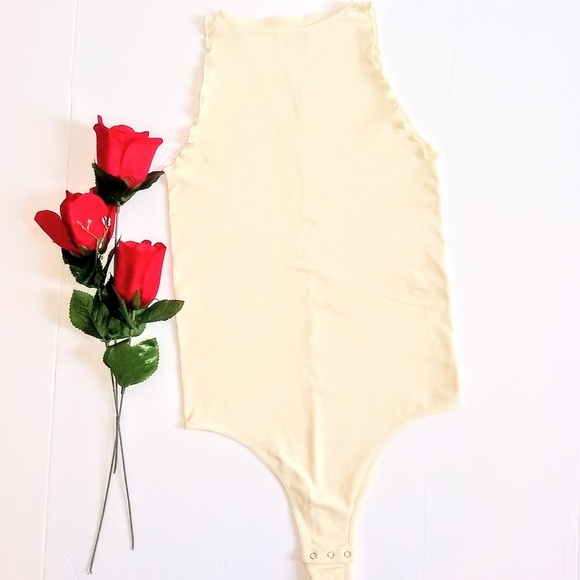NWOT Free People Cream Feels Right Bodysuit XS S - Picture 4 of 8